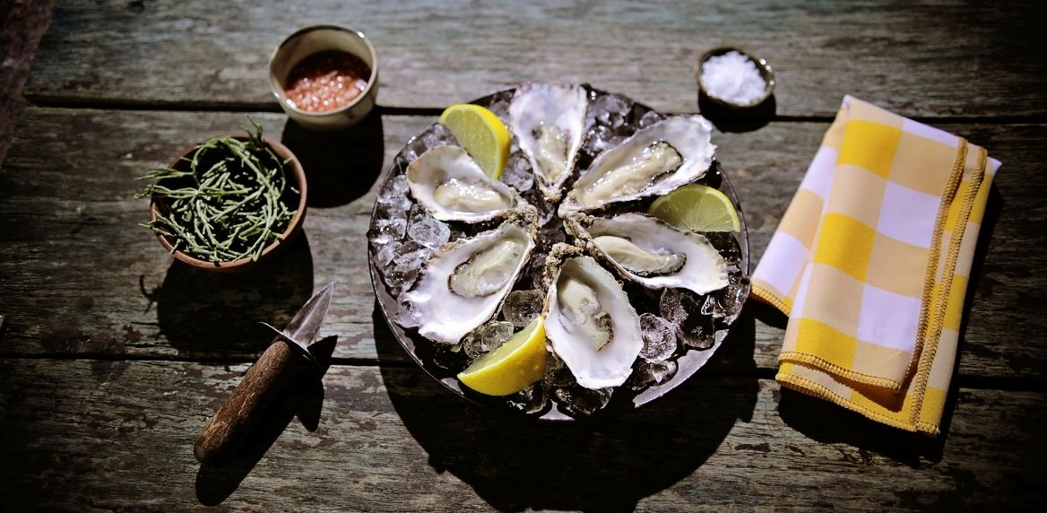 Irish Oysters on Ice
